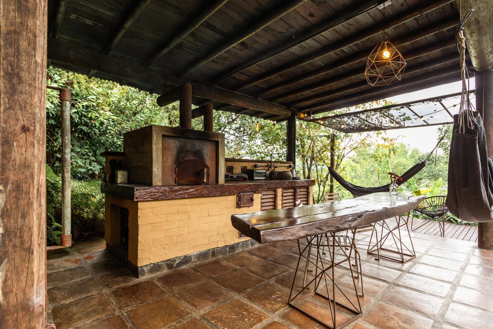 Cabanas En La Montana Viga Vieja San Peregrino Exterior foto